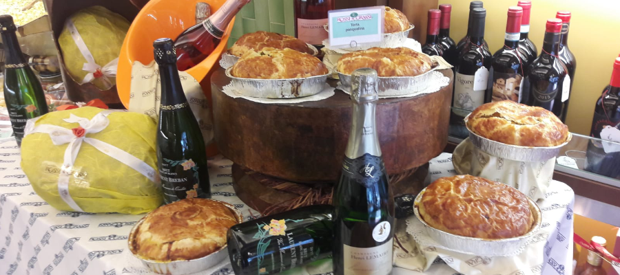 Torta pasqualina e colombe da Rossi & Grassi Torta pasqualina e colombe da Rossi & Grassi